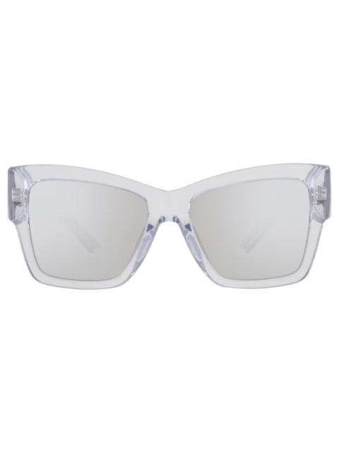 Dolce & Gabbana Dolce and Gabbana Silver Mirror Butterfly Ladies Sunglasses DG4493 31338V 55