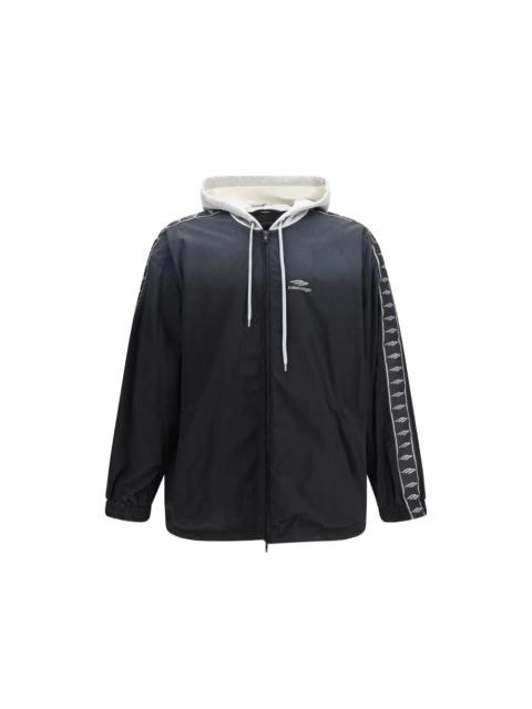 BALENCIAGA Balenciaga Black Jackets - Hooded Jackets Men