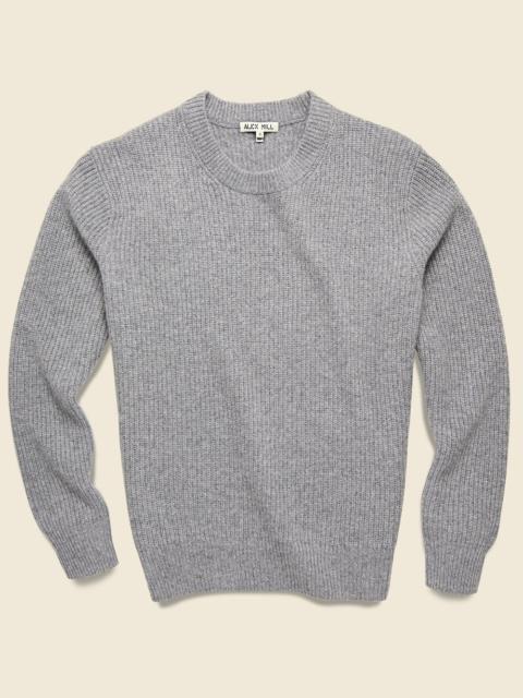 ALEX MILL Cashmere Jordan Sweater - Grey
