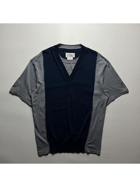 Maison Margiela Maison Margiela SS18 - Layered Knit Vest T-Shirt