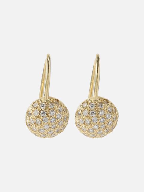 ILEANA MAKRI Sphere 18kt gold earring with diamonds