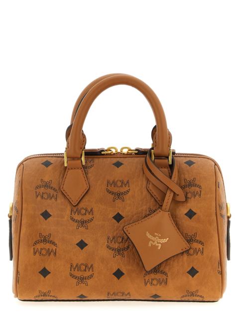 MCM Ella Boston Hand Bags Brown