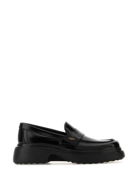 Tod's Tod's Women Black Leather Loafers