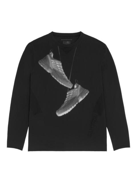 SALOMON MM6 X SALOMON  T-shirts and Polos Black