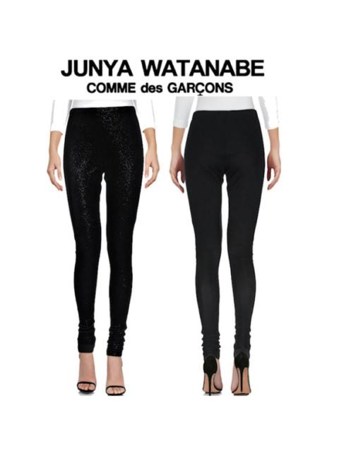 Other Designers JUNYA WATANABE x COMME des GARCONS Black Glitter Leggings