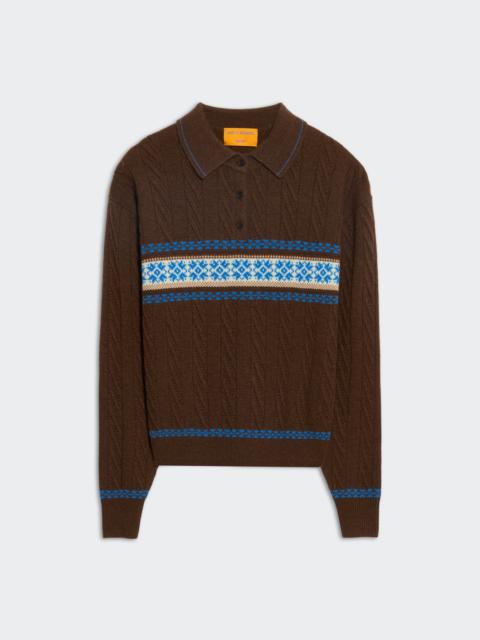 GUEST IN RESIDENCE Cable Collegiate Polo