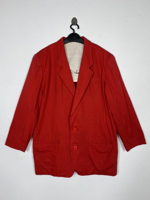 Other Designers Designer - JAPANESE DESIGNER LUXURY RED BLAZER