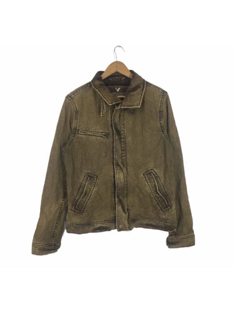 Other Designers American Eagle Outfitters Distressed Denim Jacket