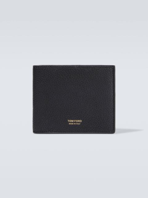 TOM FORD T Line leather bifold wallet