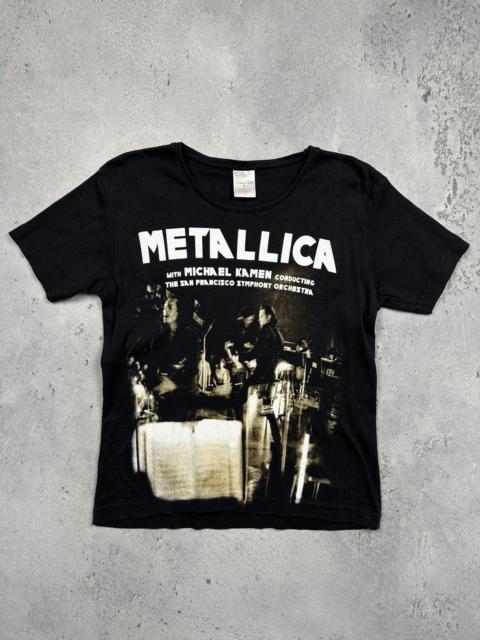 Other Designers Vintage Metallica Tour Overprint With Michael Kamen Tee 90s