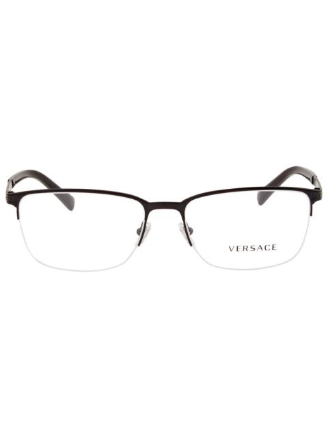 VERSACE Versace Demo Rectangular Men's Eyeglasses VE1263 1009 55