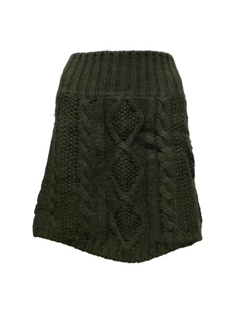 UNDERCOVER Fall Winter 1998 "Exchange" Knit Wrap Skirt