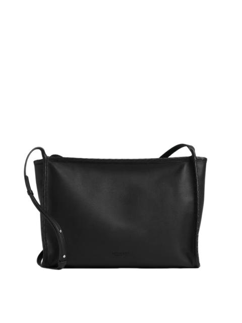 Bottega Veneta BOTTEGA VENETA Corriere Black Leather Messenger Bag New