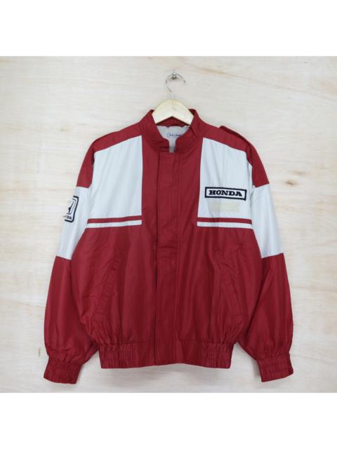 Other Designers Vintage 90s HONDA HA-700 Big Logo Bomber Windbreaker Racing Team Jacket
