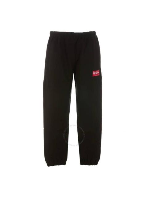 KENZO Kenzo Paris Logo Patch Cotton Joggers In Black