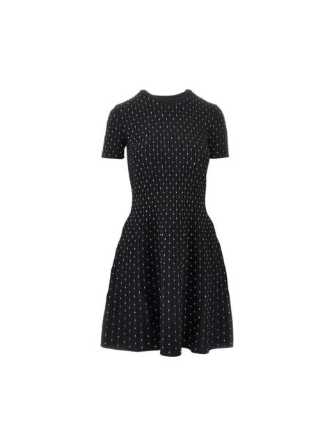 EMPORIO ARMANI Emporio Armani Ottoman Knitted Mini Dress Black