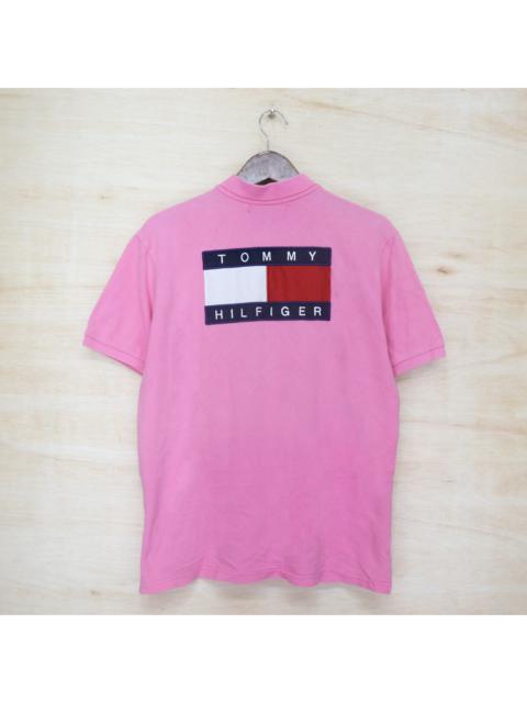 Other Designers Vintage 90s TOMMY HILFIGER Big Logo Embroidered Polo Shirt T-Shirt
