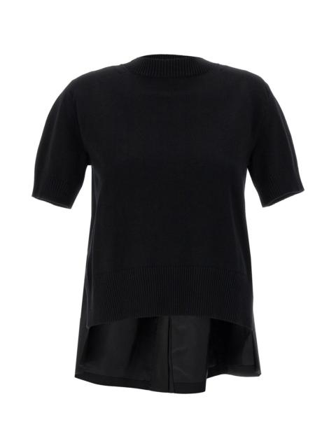 Sacai Women Patchwork Sweater