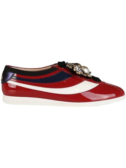 Gucci Falacer Patent Leather Sneaker Red Vernice Crystal (Women's)