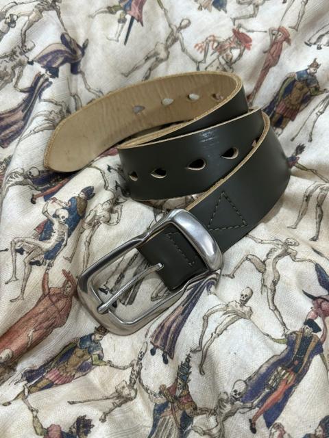 Yohji Yamamoto Yohji Yamamoto Y's Teardrop Leather Belt