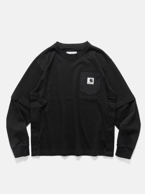 sacai x Carhartt WIP Cotton Jersey L/S T
