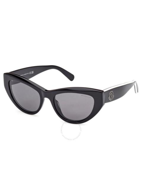 Moncler Modd Smoke Cat Eye Ladies Sunglasses ML0258 01A 53