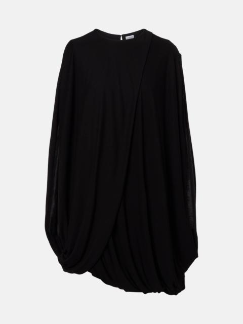 Loewe Asymmetric draped minidress