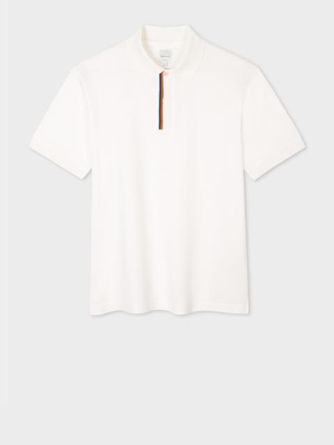 Paul Smith 'Signature Stripe' Trim Polo Shirt
