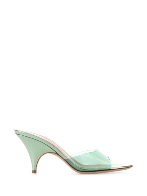 Gianvito Rossi Gianvito Rossi Women Green Pvc Sofia Mules