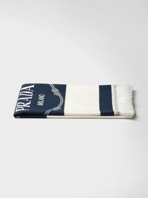 Prada Cotton beach towel