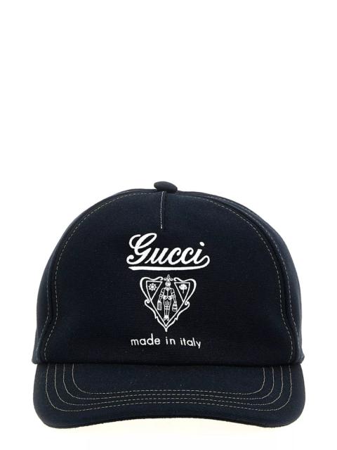 Gucci Men Gucci Coat Of Arms Cap