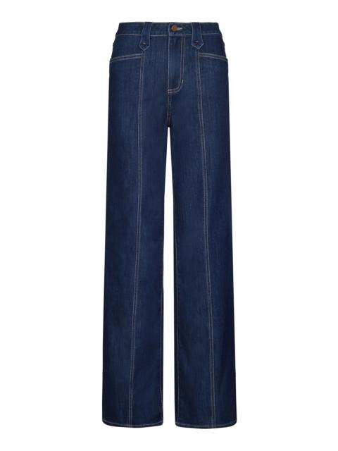 Johanna Ortiz A Navegar Cotton Pants blue