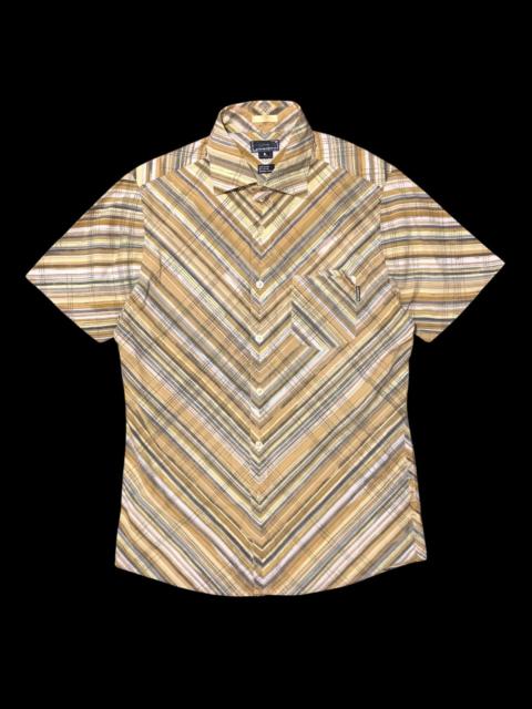 OAKLEY Oakley Vintage Button Up Shirt Short Sleeve Yellow Y2K L
