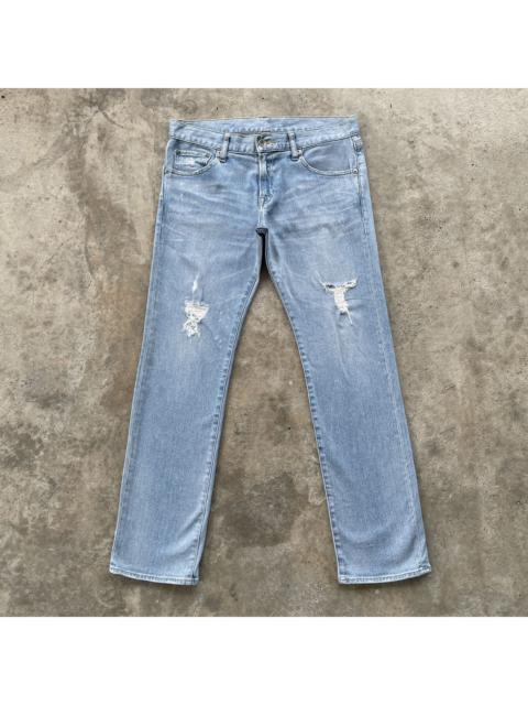Other Designers Vintage Japanese Brand Distressed Faded Denim Jeans Pants
