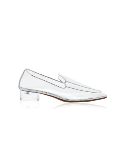 herbert levine Clear The Air PVC Loafers silver