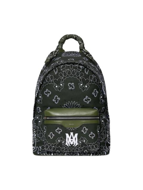 AMIRI Amiri Canvas Bandana Backpack 'Black'
