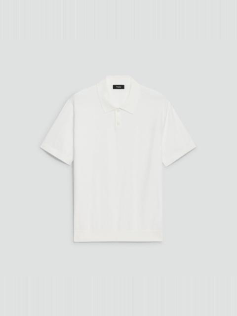 Theory Soris Polo Shirt in Light Bilen