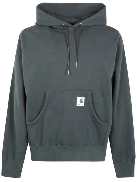 Other Designers Sacai X Carhartt Men "Carhartt Wip" Cotton Jersey Hoodie