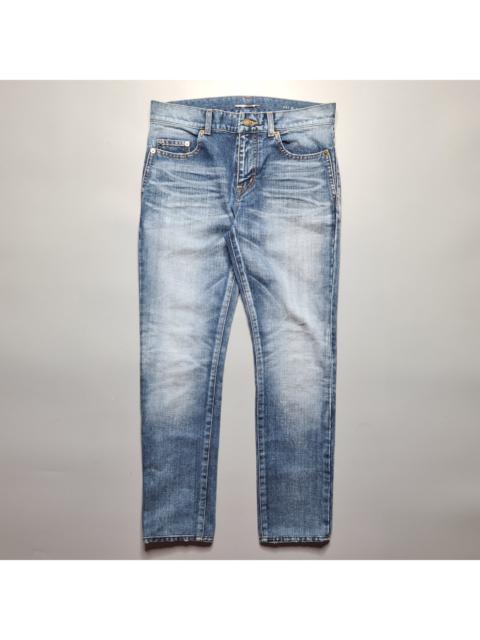Saint Laurent Paris - AW17 D02 Blue Washed Skinny Jeans
