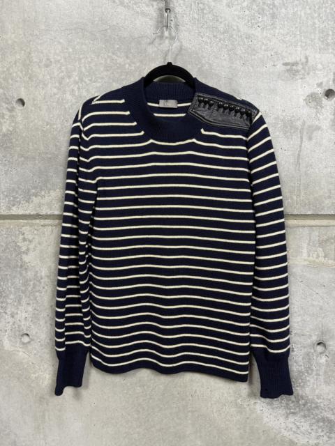 Dior DIOR HOMME Hedi Slimane RARE Striped Navy Knit Sweater