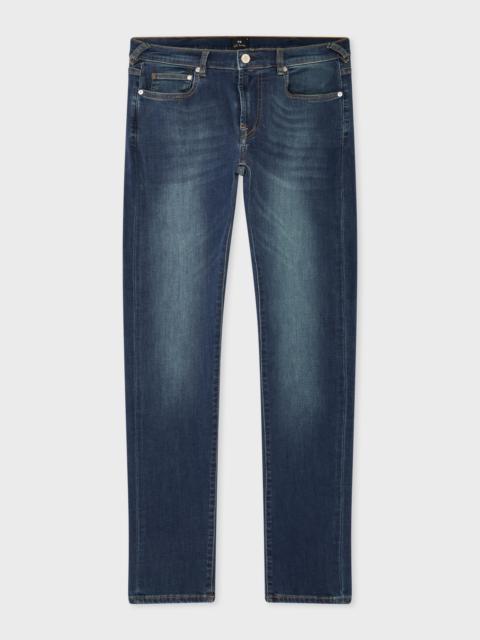 Paul Smith Slim-Fit Antique-Wash 'Organic Reflex Stretch' Jeans