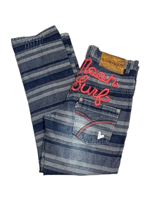 Hysteric Glamour BLUE MOON BLUE FLARE DENIM HYSTERIC GLAMOUR INSPIRED JEANS