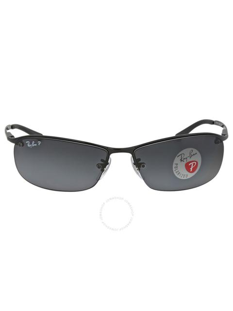 Ray-Ban Ray Ban Polarized Grey Rectangular Men's Sunglasses RB3183 002/81 63