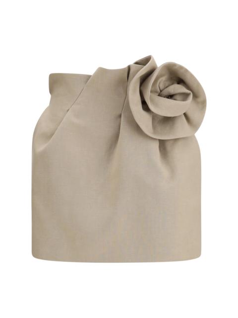MAGDA BUTRYM Magda Butrym Women Linen Mini Skirt