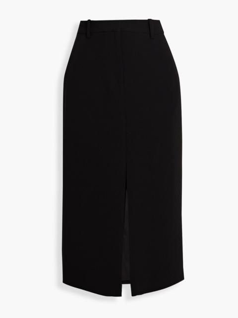 Theory Crepe midi skirt