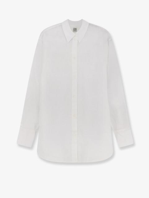 TOTEME Toteme Women Oversized Summer Cotton And Linen Shirt
