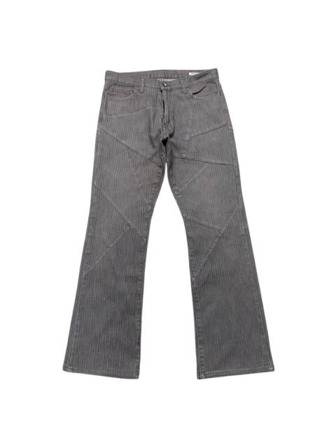 semanticdesign - Semantic Design Denim Patchwork Flare Jeans Stretch