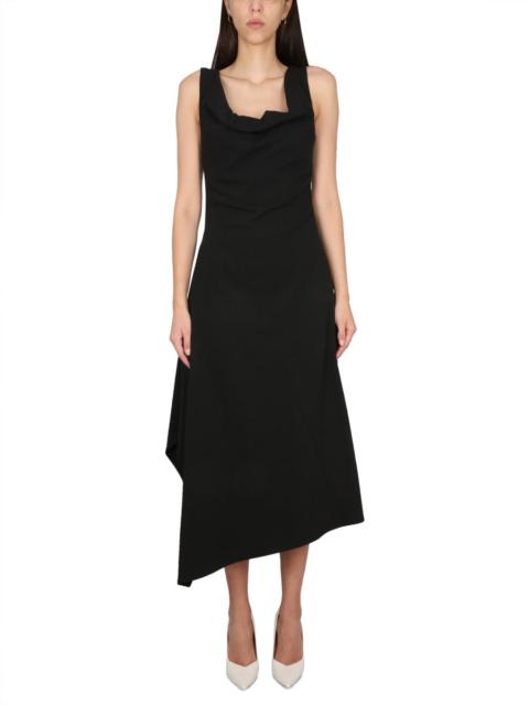 Bottega Veneta Bottega Veneta Women Asymmetrical Midi Dress