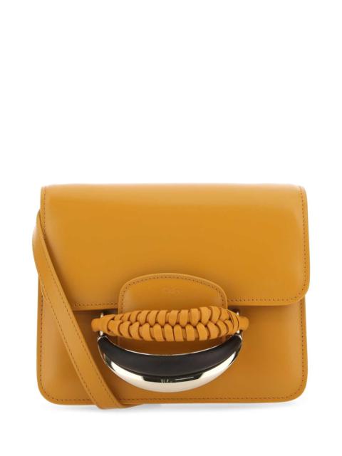 Chloé Chloe Women Mustard Leather Kattie Clutch