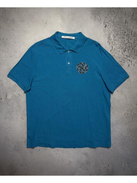 LACOSTE Limited Edition Lacoste Camparas Big Logo Lux Polo Rare y2k